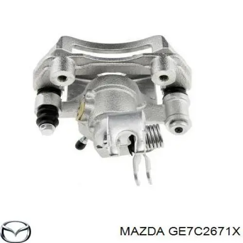 GE7C2671X Mazda супорт гальмівний задній лівий