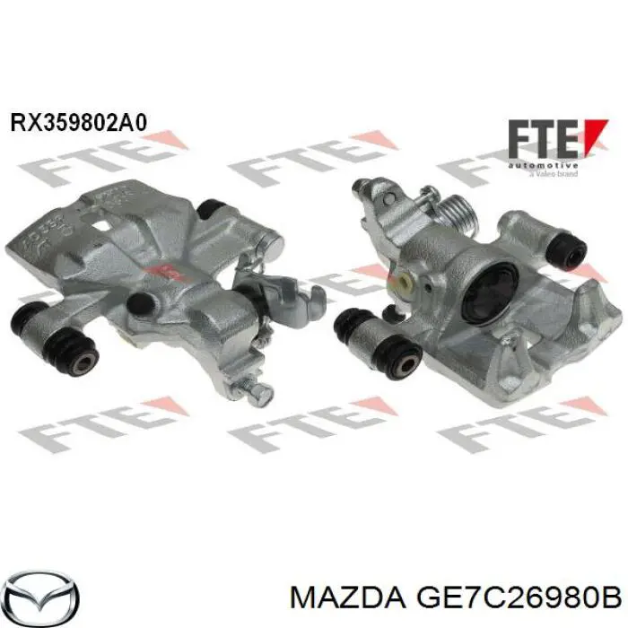 Купити GE7C26980B Mazda Супорт задній правий