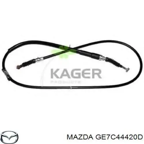 Трос стоянкового гальма задній лівий Mazda GE7C44420D ціна, від 25.59 USD