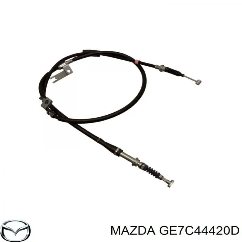 Купити GE7C44420D Mazda Трос ручного гальма задній, лівий