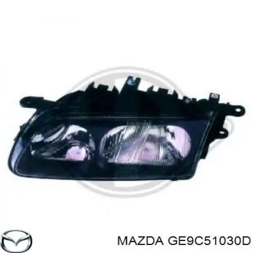 Фара передня права Mazda GE9C51030D ціна, від 53.25 USD