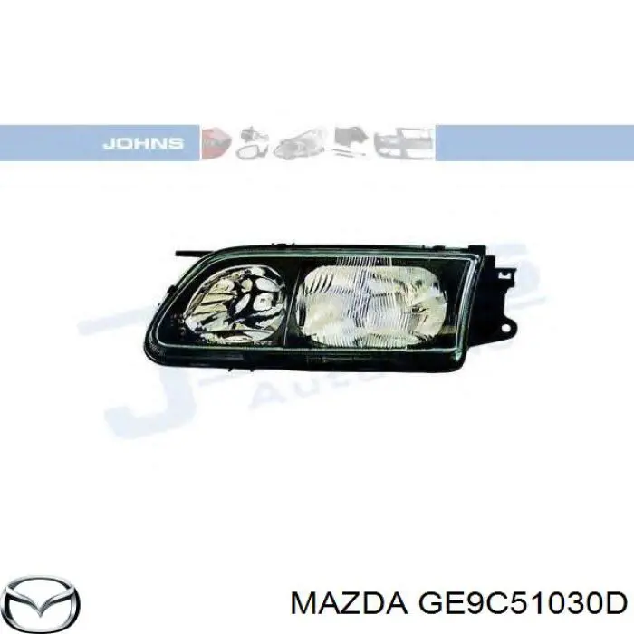 GE9C51030D Mazda Основна фара - вставка