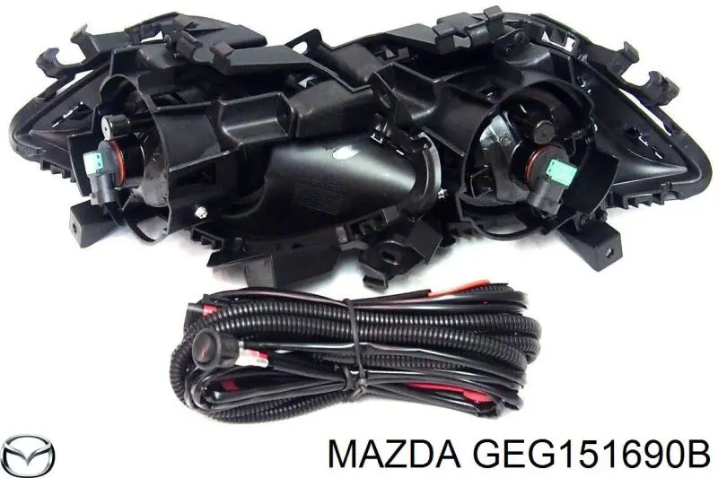Протитуманка ліва Mazda GEG151690B ціна, від 14.09 USD