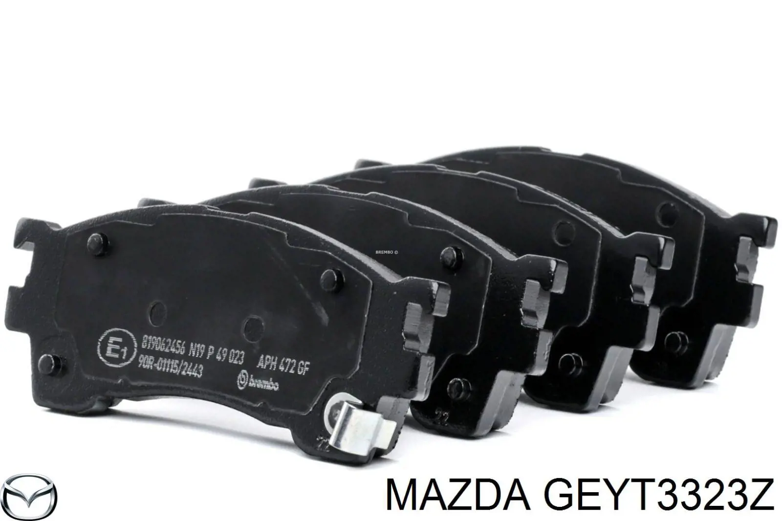 Гальмівні колодки Mazda GEYT3323Z ціна, від 16.47 USD
