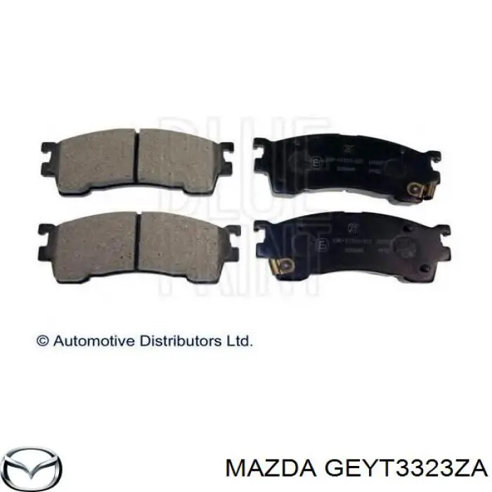 Колодки гальмівні передні, дискові GEYT3323ZA Mazda