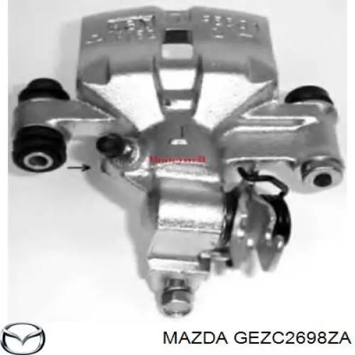 GEZC2698ZA Mazda супорт гальмівний задній правий