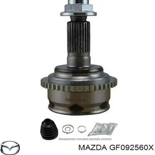 Привід передній лівий Mazda GF092560X ціна, від 111.49 USD