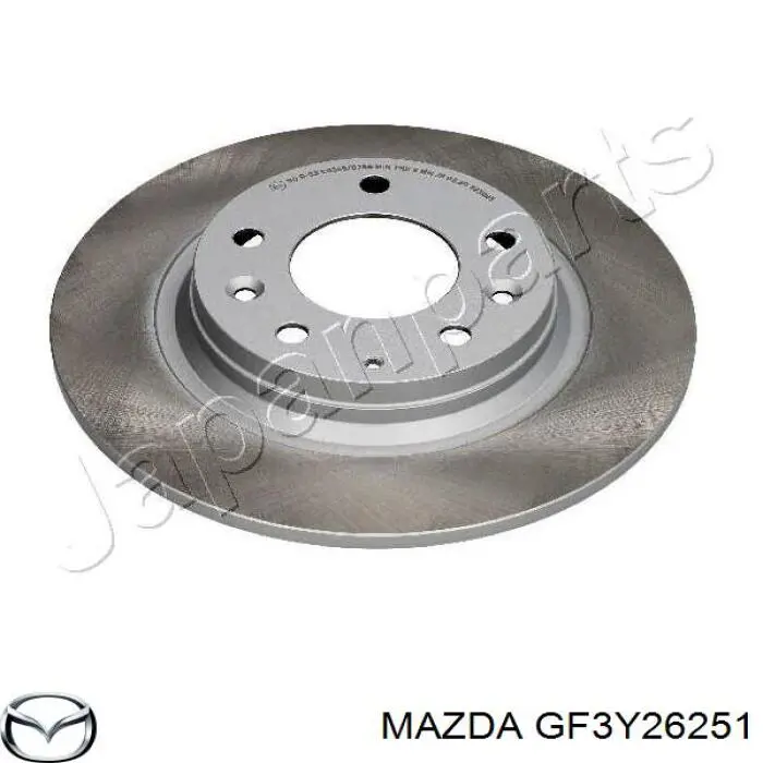 Диск гальмівний задній GF3Y26251 Mazda