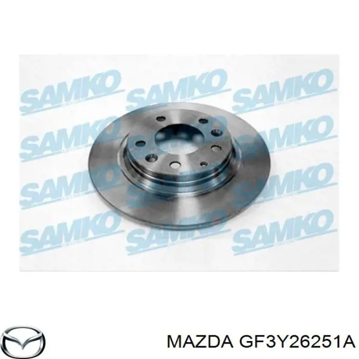 Задні дискові гальма Mazda GF3Y26251A ціна, від 18.98 USD
