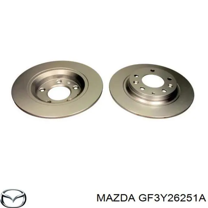 GF3Y26251A Mazda Дискові гальма