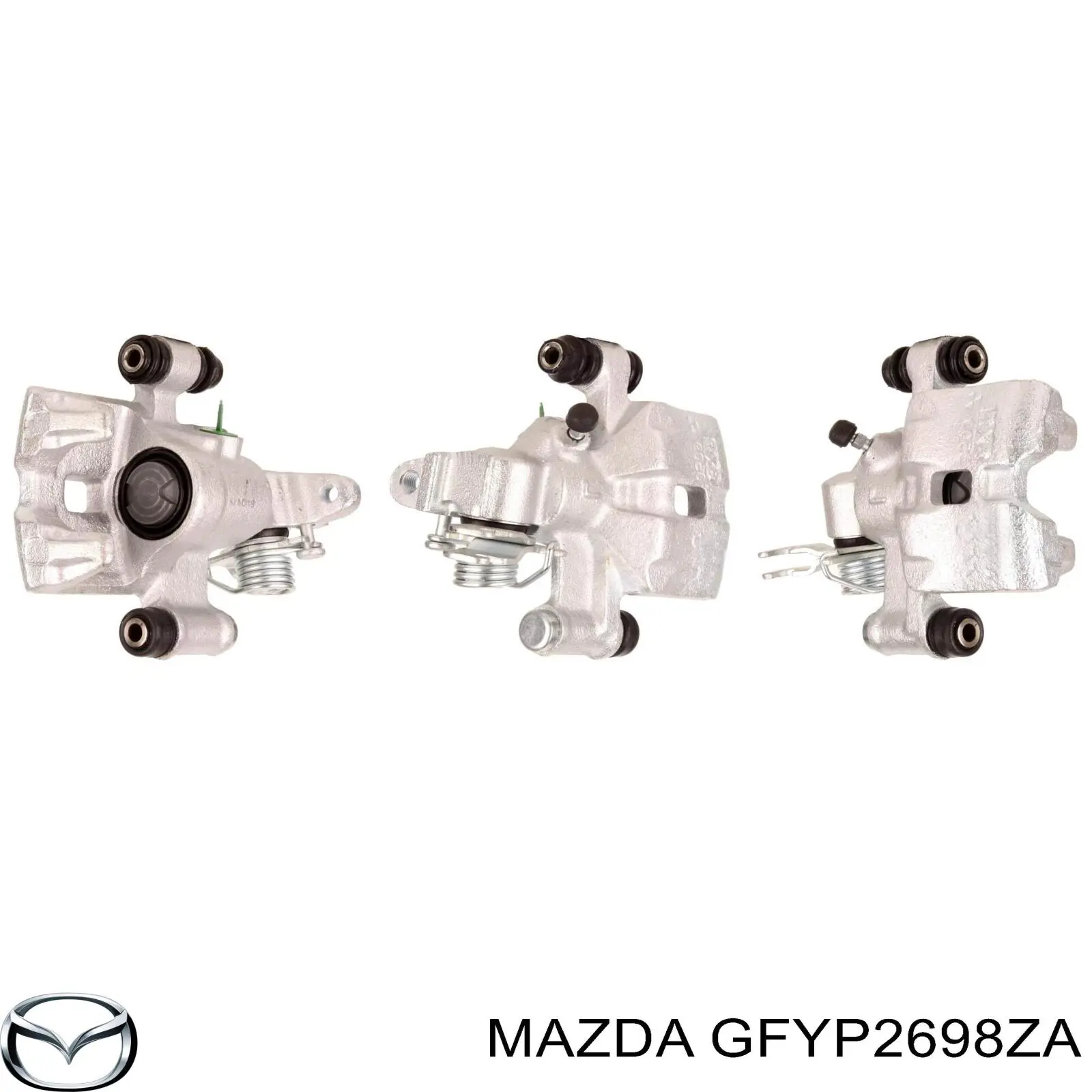 Супорт гальмівний задній правий Mazda GFYP2698ZA ціна, від 47.05 USD