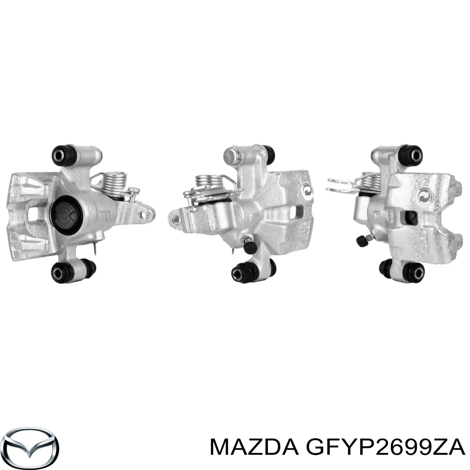 Супорт гальмівний задній лівий Mazda GFYP2699ZA ціна, від 44.05 USD