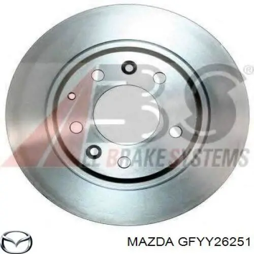 GFYY26251 Mazda Дискові гальма