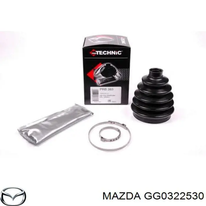 Пильник шарніра кутових швидкостей зовнішній передній Mazda GG0322530 ціна, від 9.79 USD