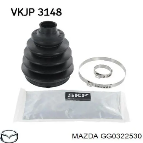 Купити GG0322530 Mazda Пильник шарніра приводу
