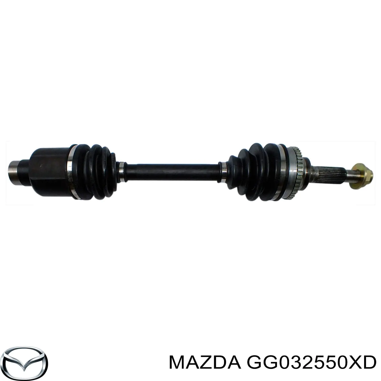 Піввісь права GG032550XD Mazda