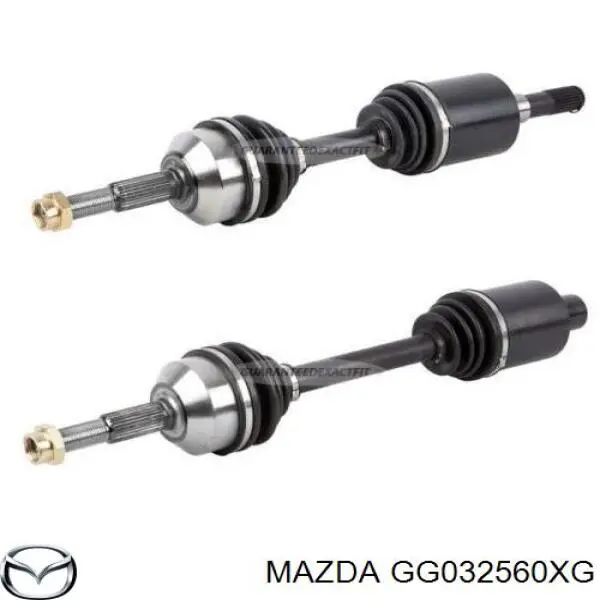 Купити GG032560XG Mazda Ліва піввісь