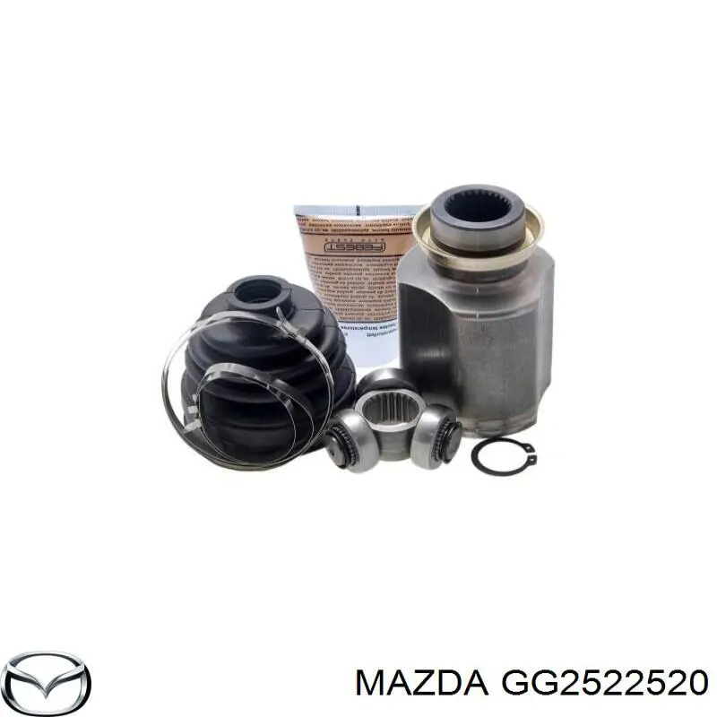 GG2522520 Mazda шрус внутрішній, передній, правий