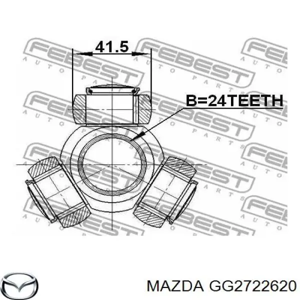 GG2722620 Mazda ШРКШ внутрішній, передній, лівий