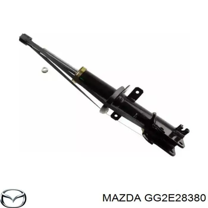 GG2E28380 Mazda Подушка амортизатора заднього, правого