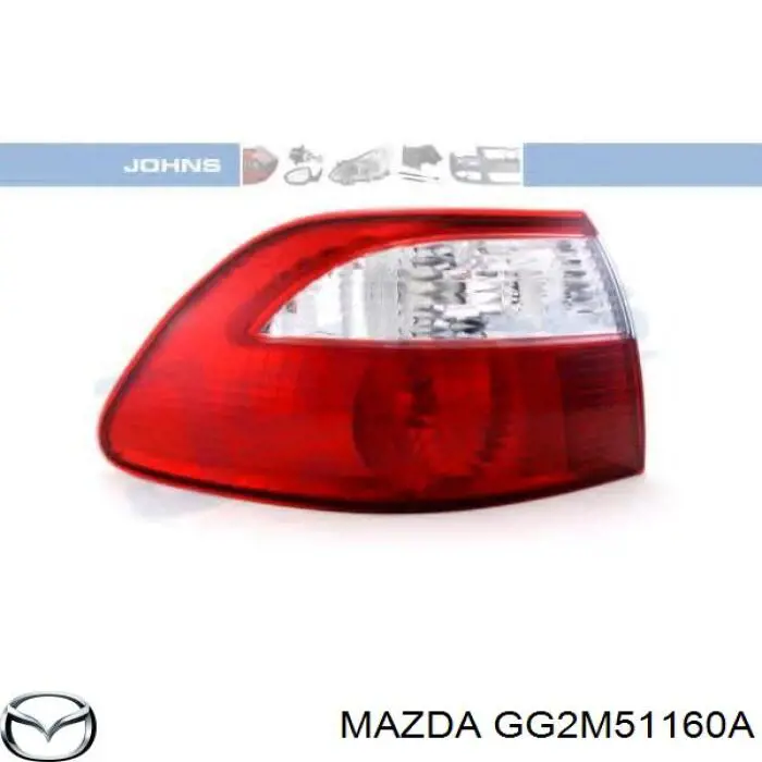 Купити GG2M51160A Mazda Ліхтар задній