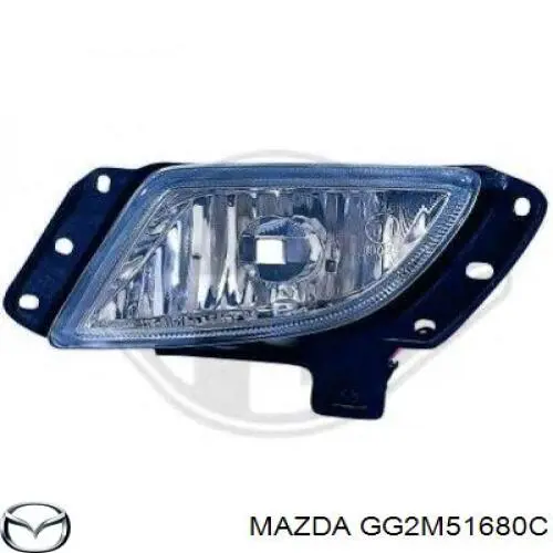 GG2M51680C Mazda Фара протитуманна, права