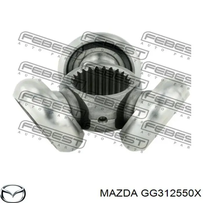 Піввісь (привід) передня, права на Mazda Tribute (EP)