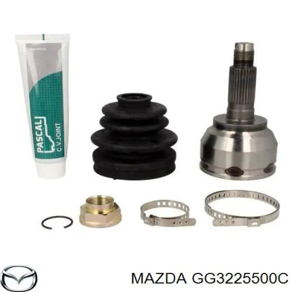 GG3225500E Mazda Привід передній правий