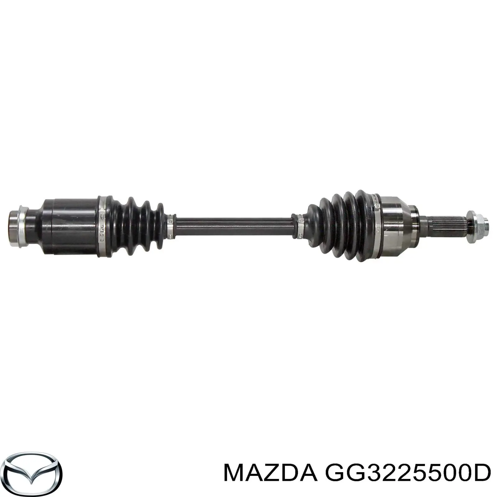 Піввісь передня, права Mazda GG3225500E ціна, від 112.87 USD