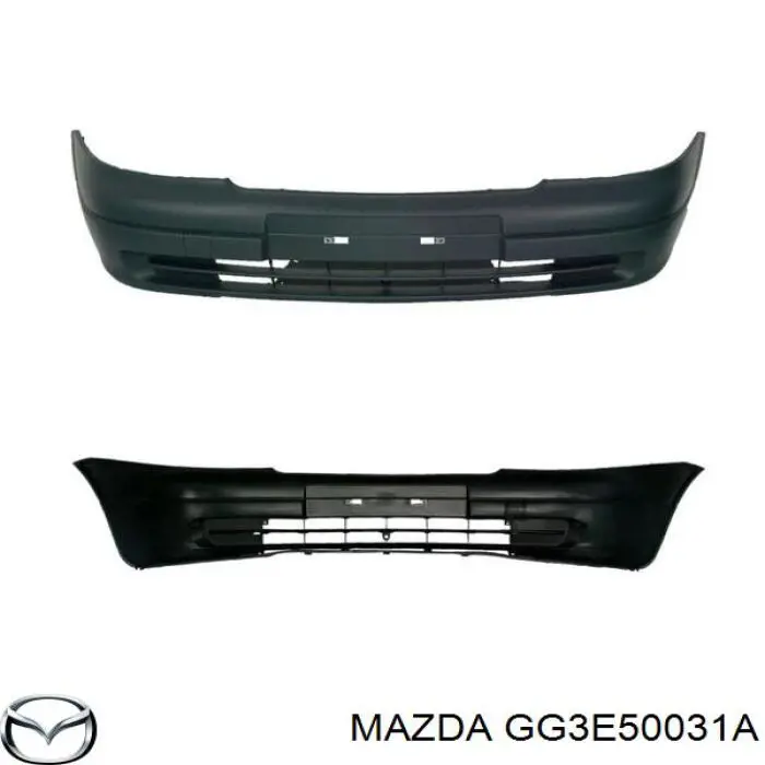 Бампер на авто Mazda GG3E50031A ціна, від 70.67 USD