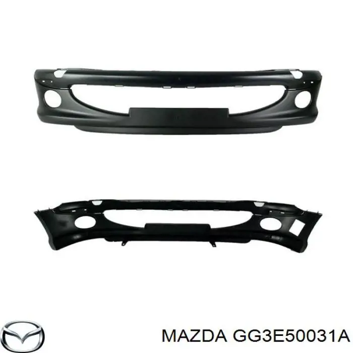 Купити GG3E50031A Mazda Буфер (бампер) передній