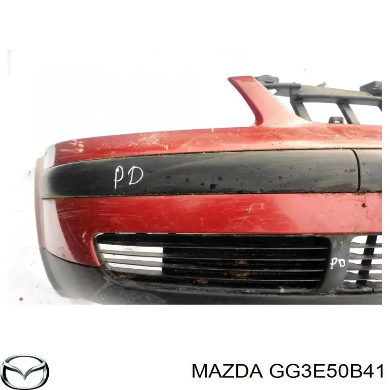 Молдинг бампера переднього, праве Mazda GG3E50B41 ціна, від 18.61 USD
