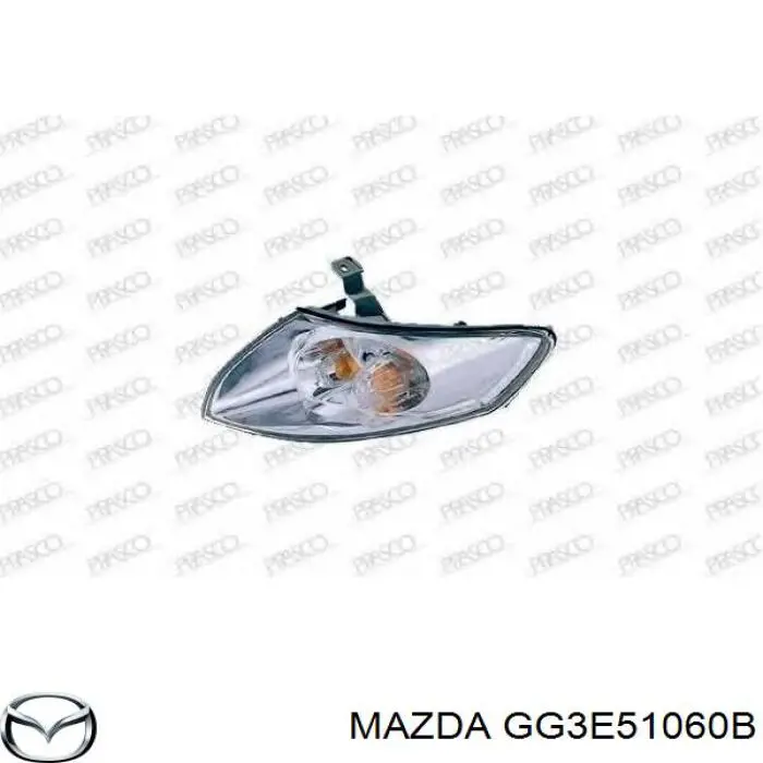 Правий покажчик повороту - лампа Mazda GG3E51060B ціна, від 22.50 USD