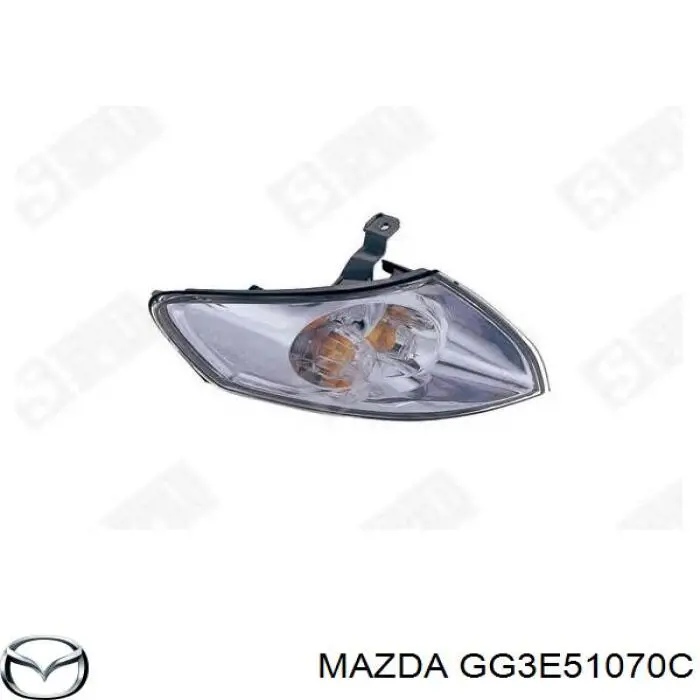 Поворотник лівий Mazda GG3E51070C ціна, від 19.65 USD