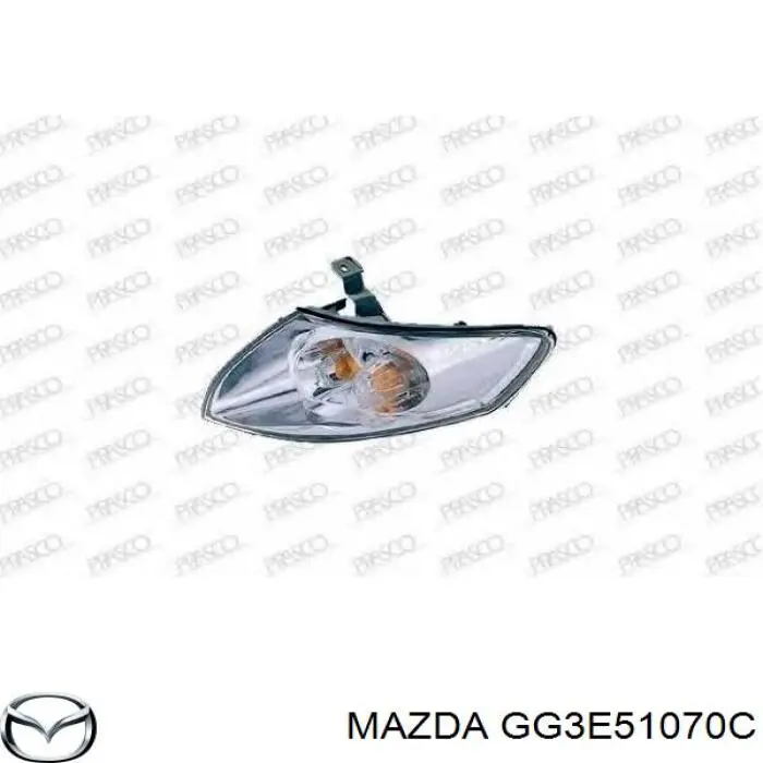 Купити GG3E51070C Mazda Лівий ліхтар покажчика повороту