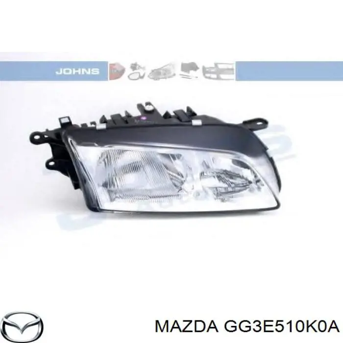 Купити GG3E510K0A Mazda Права блок фара