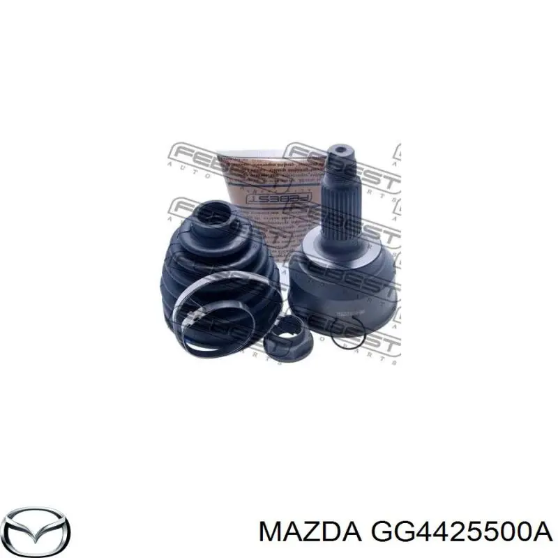 Піввісь передня, права Mazda GG4425500A ціна, від 123.20 USD