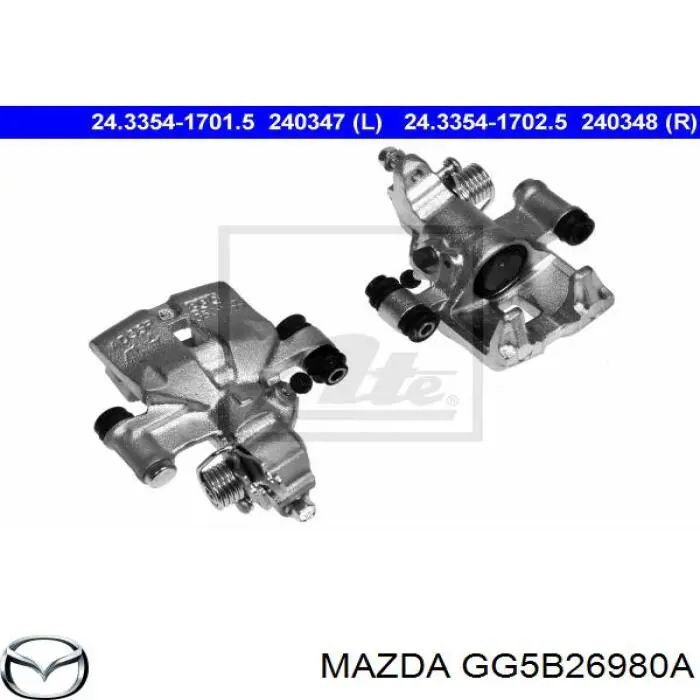 Купити GG5B26980A Mazda Супорт задній правий