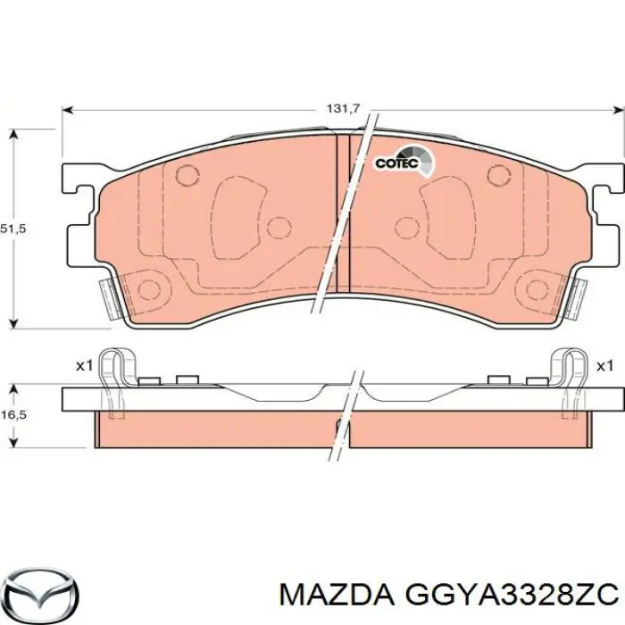  GGYA3328ZC Mazda