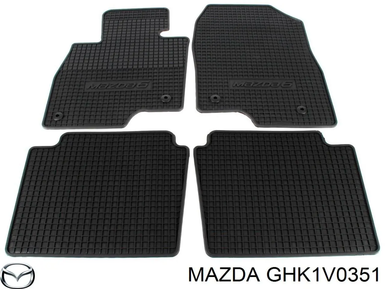 Комплект килимків Mazda GHK1V0351 ціна, від 101.69 USD