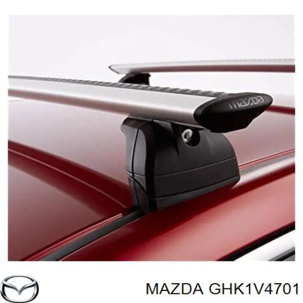 GHK1V4701 Mazda поперечки багажника даху, комплект