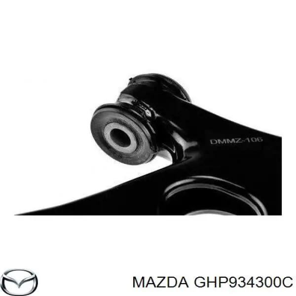 Важіль передньої підвіски нижній, правий GHP934300C Mazda