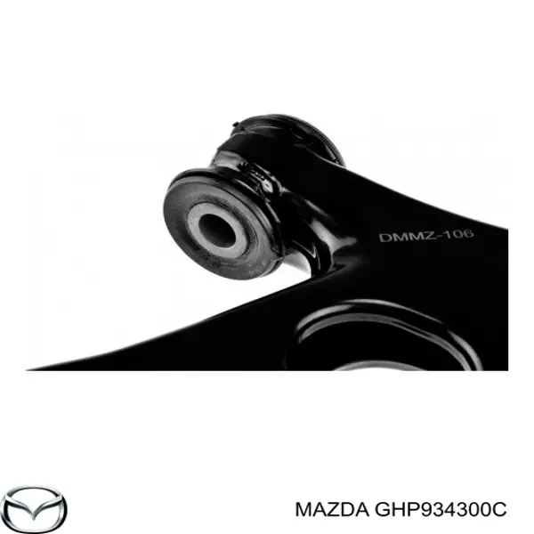 Правий важіль передній нижній підвіски Mazda GHP934300C