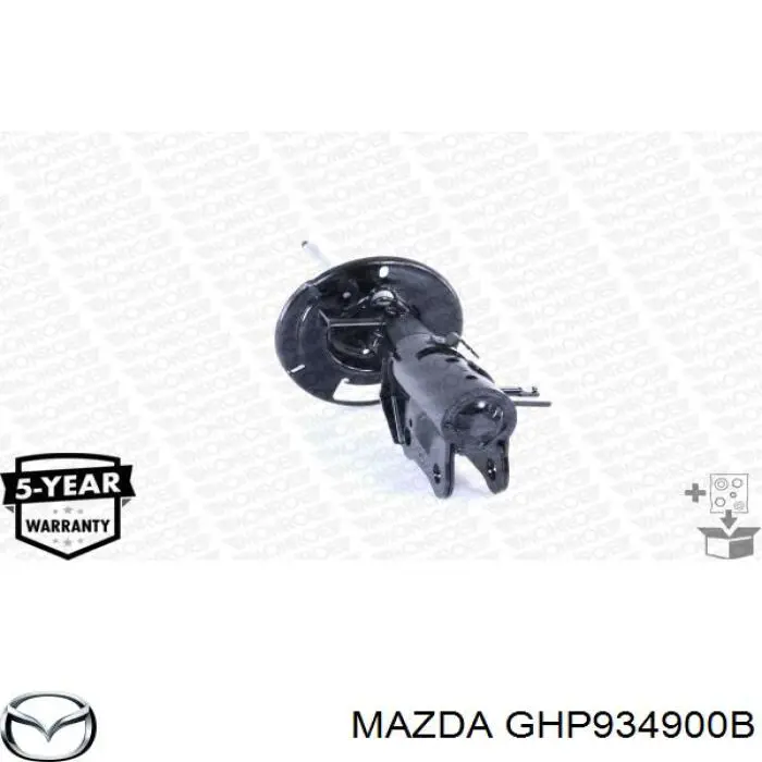 Амортизатор передньої підвіски, лівий Mazda GHP934900B ціна, від 57.01 USD