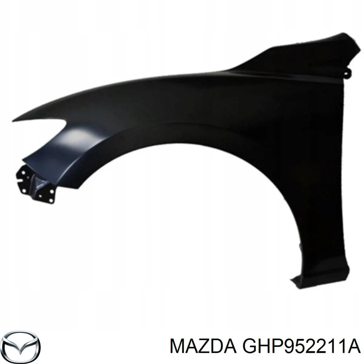 Ліве переднє крило Mazda GHP952211A ціна, від 84.65 USD