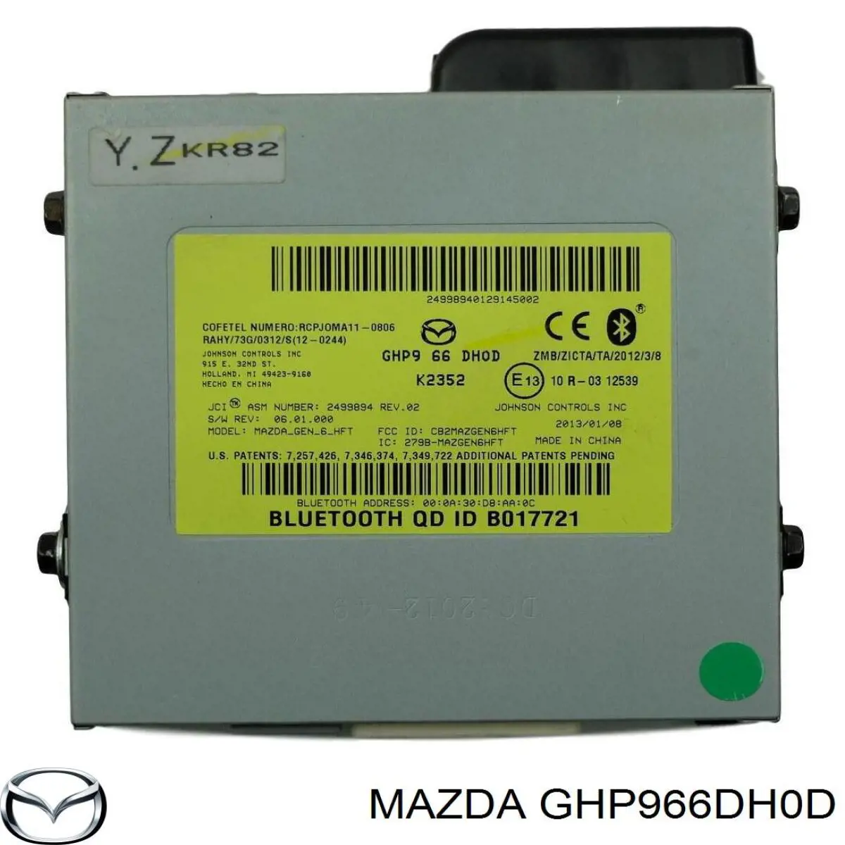  Mazda GHP966DH0D ціна, від 12.67 USD