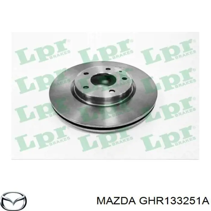 Диск гальмівний передній GHR133251A Mazda