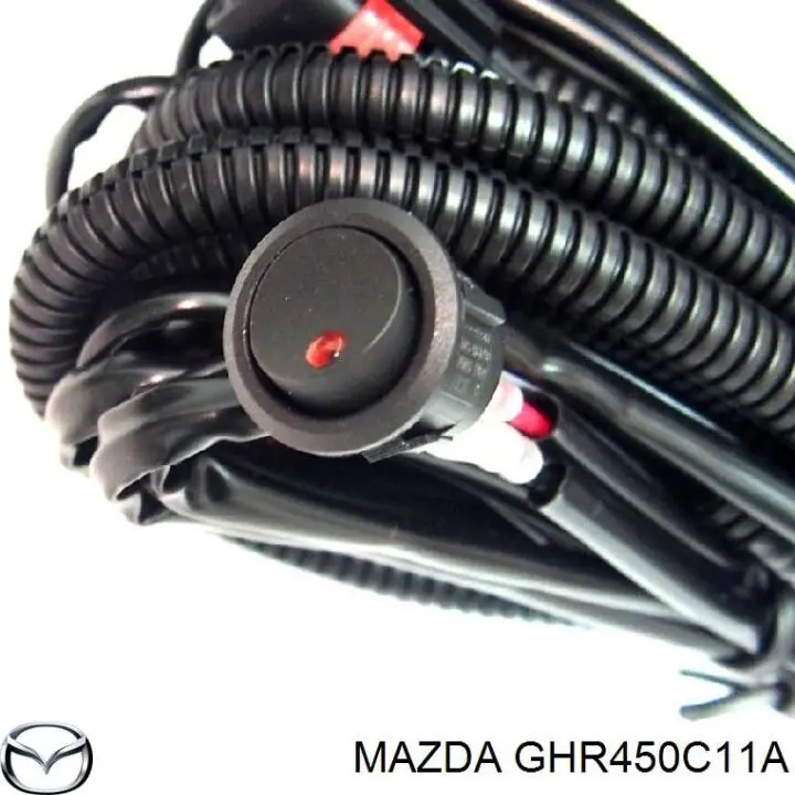GHR450C11A Mazda заглушка/ решітка протитуманних фар бампера переднього, права