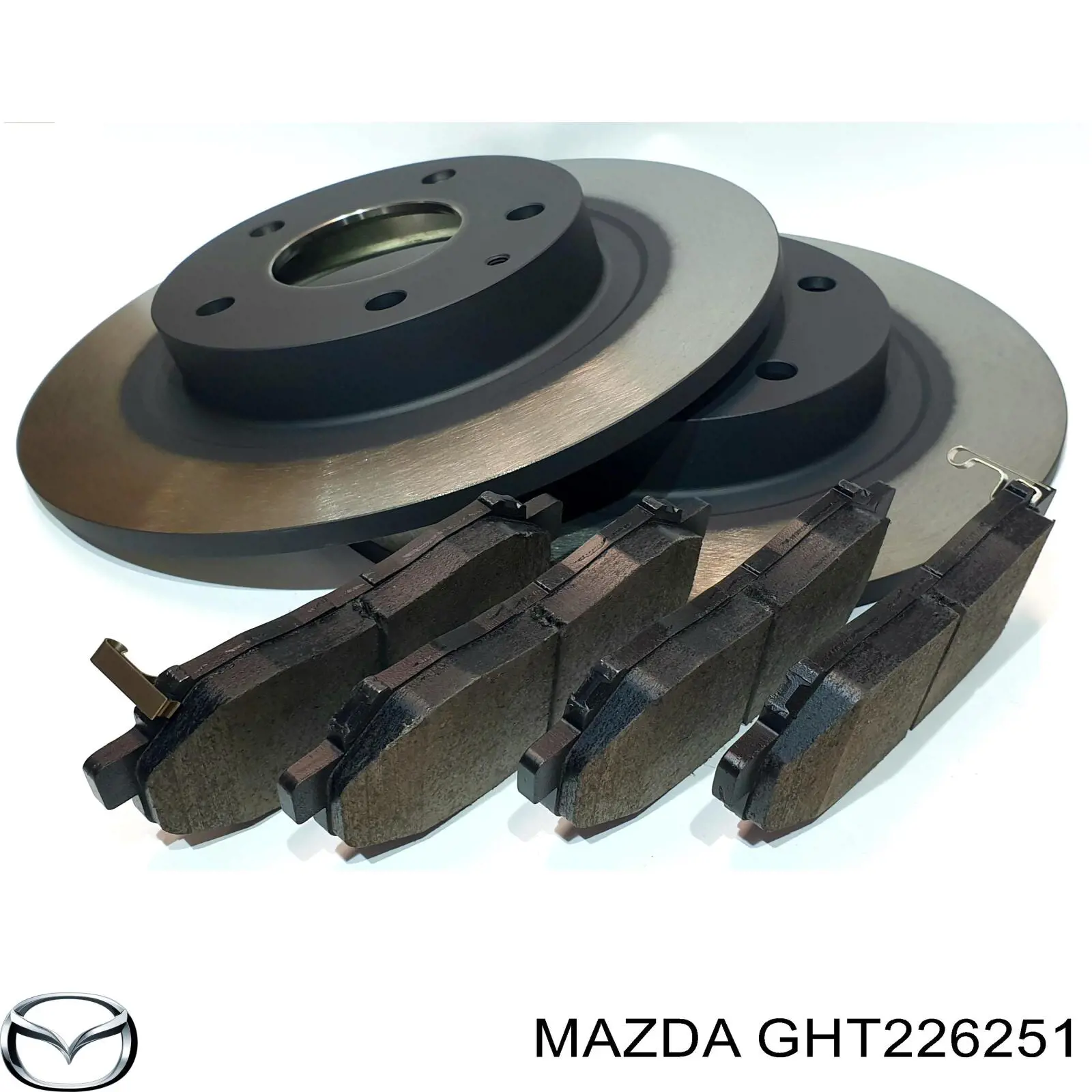 Купити GHT226251 Mazda Диск заднього гальма