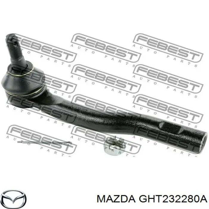 Купити GHT232280A Mazda Рульовий наконечник